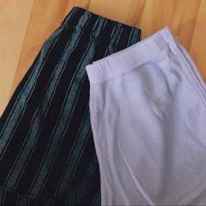 brandy melville shorts set (2 pairs!!!!!!)